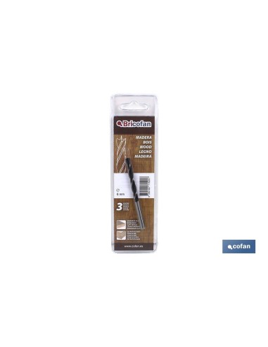 BL 1 UDS BROCA 3 PUNTAS BRICOFAN 6 mm