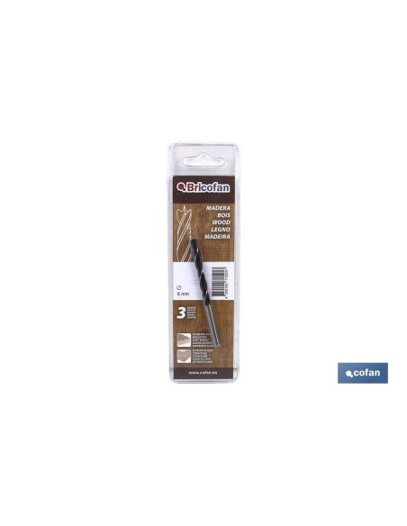 BL 1 UDS BROCA 3 PUNTAS BRICOFAN 7 mm