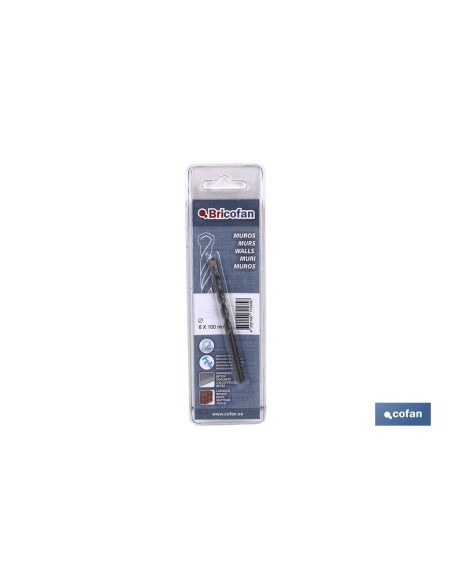 BL 1 UDS BROCA MUROS BRICOFAN 5 X 80