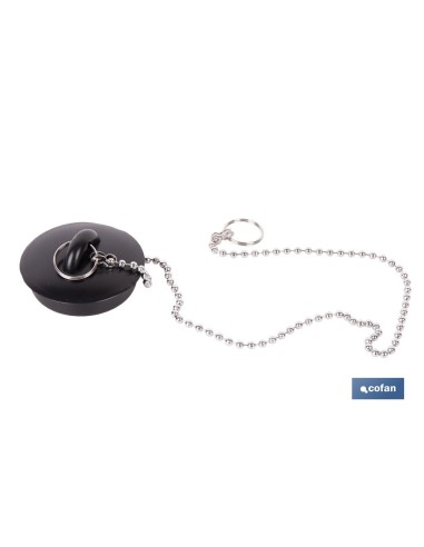 CONJUNTO DE TAPÓN PARA VÁLVULA Y CADENA CON DOS ANILLAS 250 MM