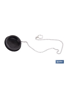 CONJUNTO DE TAPÓN PARA VÁLVULA Y CADENA CON DOS ANILLAS 250 MM 2