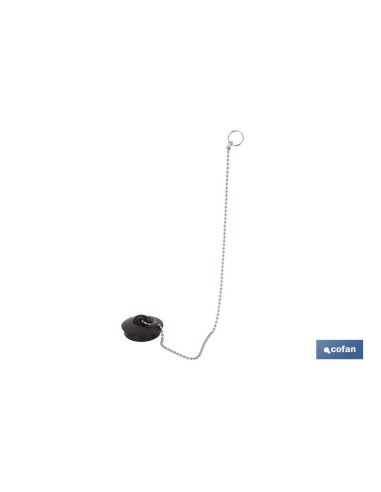 CONJUNTO DE TAPÓN PARA VÁLVULA Y CADENA CON DOS ANILLAS 250 MM