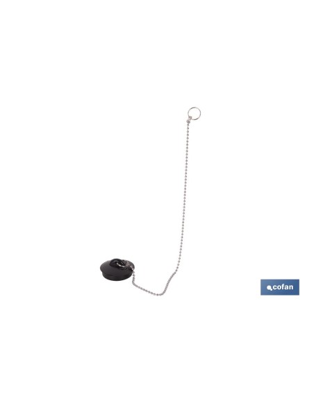 CONJUNTO DE TAPÓN PARA VÁLVULA Y CADENA CON DOS ANILLAS 250 MM