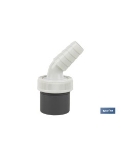 CONEXIÓN PVC Ø40 MM CON TOMA AUXILIAR PARA ELECTRODOMÉSTICOS
