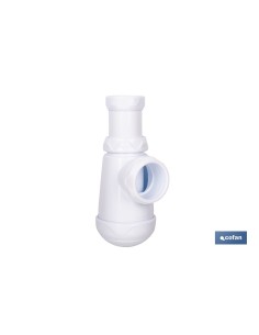 SIFÓN DE BOTELLA CON SALIDA Ø32-40 MM Y RACOR 1 1/4 2