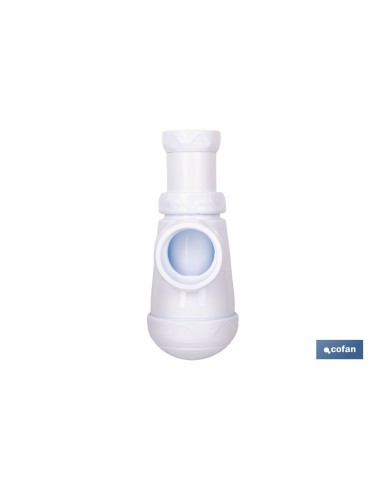 SIFÓN DE BOTELLA CON SALIDA Ø32-40 MM Y RACOR 1 1/4