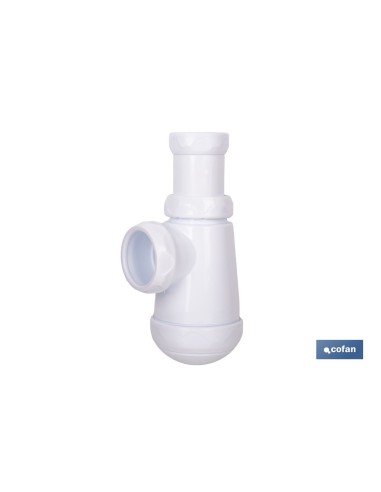 SIFÓN DE BOTELLA CON SALIDA Ø32-40 MM Y RACOR 1 1/4