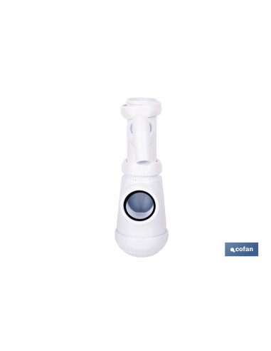 SIFÓN DE BOTELLA CON SALIDA Ø32-40 MM, RACOR 1 1/2 Y 2 TOMAS AUXILIARES