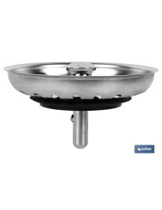 REJILLA FILTRO CESTA DESAGÜE PASADOR METALICO Ø80 MM