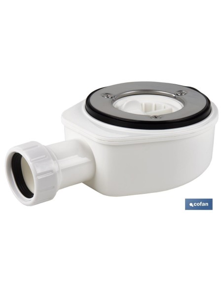 VÁLVULA SIFÓNICA DUCHA EXTRAPLANA CON SALIDA Ø32-40 MM SIN EMBELLECEDOR