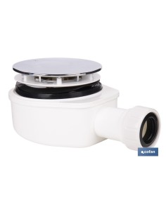 VÁLVULA SIFÓNICA DUCHA EXTRAPLANA CON SALIDA Ø32-40 MM Ø143 MM CON EMBELLECEDOR 2