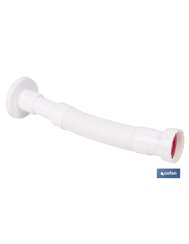 TUBO FLEXIBLE BLANCO 1 1/2 Ø32-40 300-720 MM