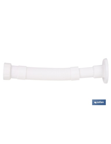 TUBO FLEXIBLE BLANCO 1 1/2 Ø32-40 300-720 MM