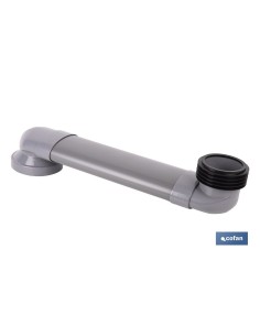 MANGUITO HORIZONTAL DE CONEXIÓN AJUSTABLE Ø90 MM - 90/110 MM 490-170 MM 2