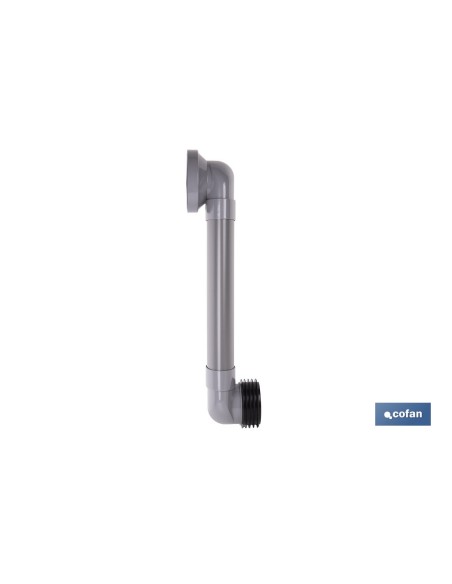 MANGUITO HORIZONTAL DE CONEXIÓN AJUSTABLE Ø90 MM - 90/110 MM 490-170 MM