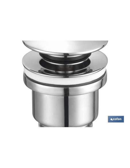 VÁLVULA CLICK-CLACK CON TAPÓN GRANDE Ø63 MM