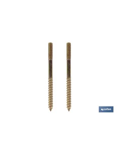 SET 2 PCS TORNILLOS VERTICALES FIJACIÓN INODORO 5 X 75 2