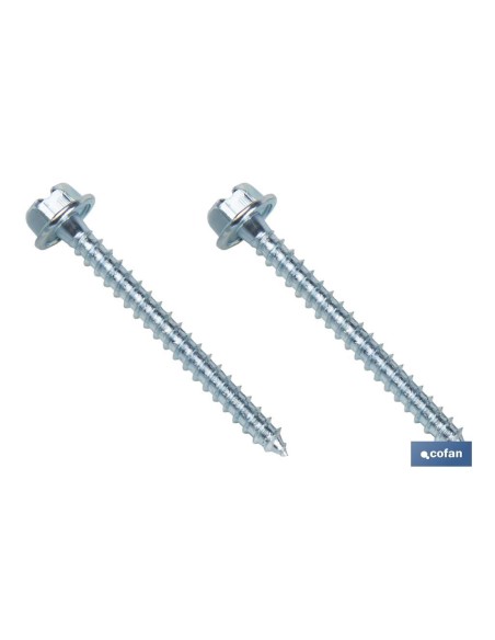 CONJUNTO TORNILLOS FIJACIÓN INODORO Y SOPORTE NYLON HORIZONTAL