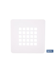 REJILLA DE DUCHA EN BLANCO MATE 125 X 125 MM 2