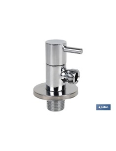 VÁLVULA DE ESCUADRA 1/2 x 3/8 MODELO LUX