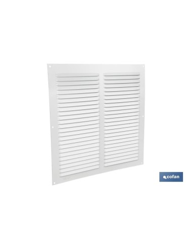 REJILLA DE VENTILACIÓN ALUMINIO BLANCO 30 X 30 CM venta unitaria