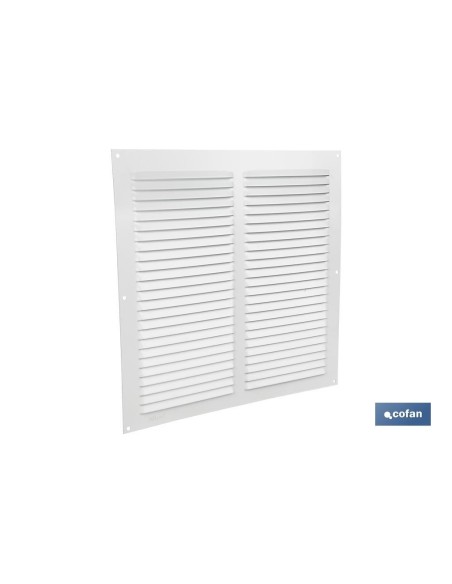 REJILLA DE VENTILACIÓN ALUMINIO BLANCO 30 X 30 CM venta unitaria