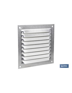REJILLA DE VENTILACIÓN ALUMINIO 10 X 10 CM