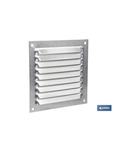 REJILLA DE VENTILACIÓN ALUMINIO 10 X 10 CM venta unitaria