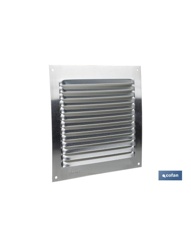 REJILLA DE VENTILACIÓN ALUMINIO 15 X 15 CM venta unitaria