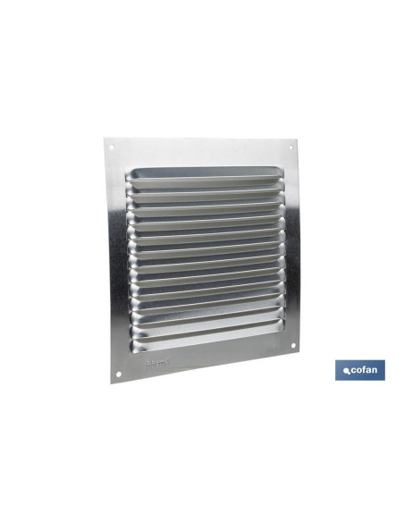 REJILLA DE VENTILACIÓN ALUMINIO 15 X 15 CM venta unitaria