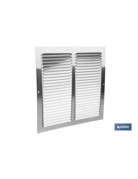 REJILLA DE VENTILACIÓN ALUMINIO 30 X 30 CM