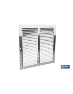 REJILLA DE VENTILACIÓN ALUMINIO 30 X 30 CM venta unitaria