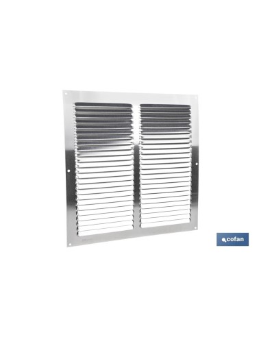 REJILLA DE VENTILACIÓN ALUMINIO CON MOSQUITERA 30 X 30 CM venta unitaria