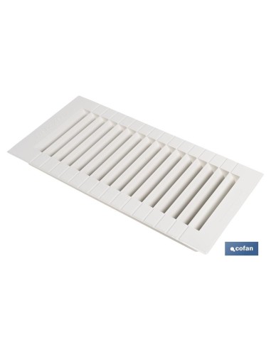 REJILLA DE VENTILACIÓN ABS PARA EMPOTRAR 13 X 26 CM venta unitaria