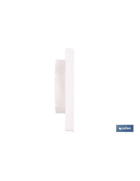 REJILLA DE VENTILACIÓN ABS BLANCO LAMAS MÓVILES Ø10 CM