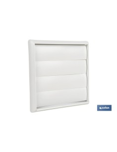 REJILLA DE VENTILACIÓN ABS BLANCO LAMAS MÓVILES Ø12 CM