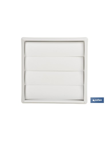 REJILLA DE VENTILACIÓN ABS BLANCO LAMAS MÓVILES Ø12 CM VENTA UNITARIA