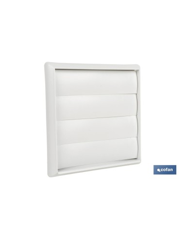 REJILLA DE VENTILACIÓN ABS BLANCO LAMAS MÓVILES Ø15 CM
