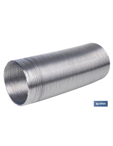 TUBO FLEXIBLE SEMIRRÍGIDO ALUMINIO Ø80 MM X 1,5 M