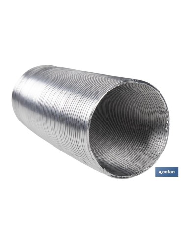 TUBO FLEXIBLE SEMIRRÍGIDO ALUMINIO Ø100 MM X 3 M