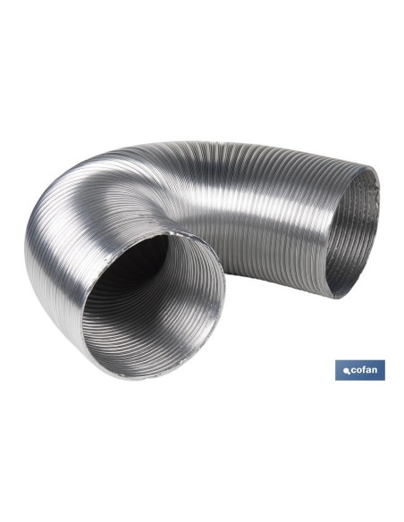 TUBO FLEXIBLE SEMIRRÍGIDO ALUMINIO Ø110 MM X 1,5 M