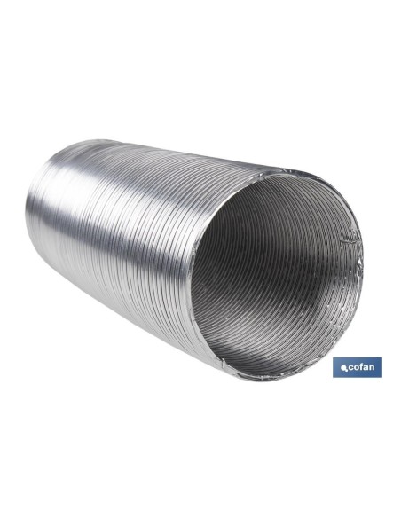 TUBO FLEXIBLE SEMIRRÍGIDO ALUMINIO Ø110 MM X 1,5 M