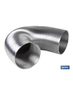TUBO FLEXIBLE SEMIRRÍGIDO ALUMINIO Ø125 MM X 3 M 2