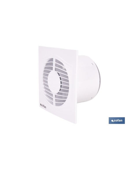 EXTRACTOR DE AIRE AXIAL SILENCIOSO 10 W 170 X 151 MM Ø125 MM