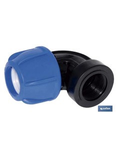 CODO 90° ROSCA HEMBRA PP PN16 25 X 3/4