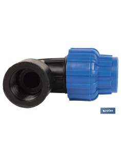 CODO 90° ROSCA HEMBRA PP PN16 75 X 3 2