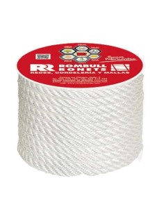 CARRETE CUERDA PP 4C BLANCA 8MM-25M 2