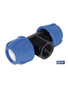 TE 90° ROSCA HEMBRA PP PN16 50 X 1/2 X 50
