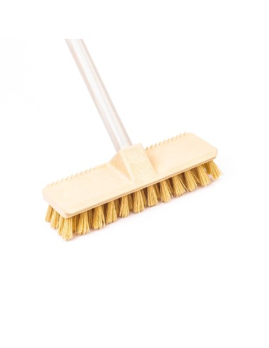 CEPILLO BUQUE TACO PLASTICO CON RASCADOR