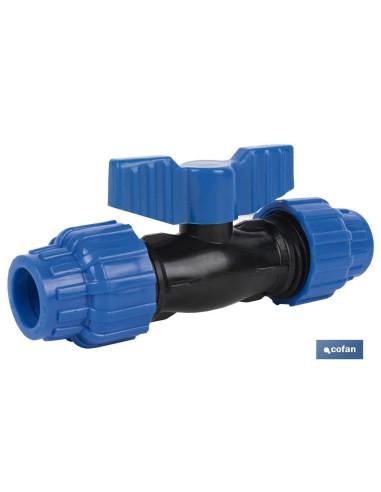VÁLVULA DE BOLA PP PN16 25 X 25 VENTA UNITARIA